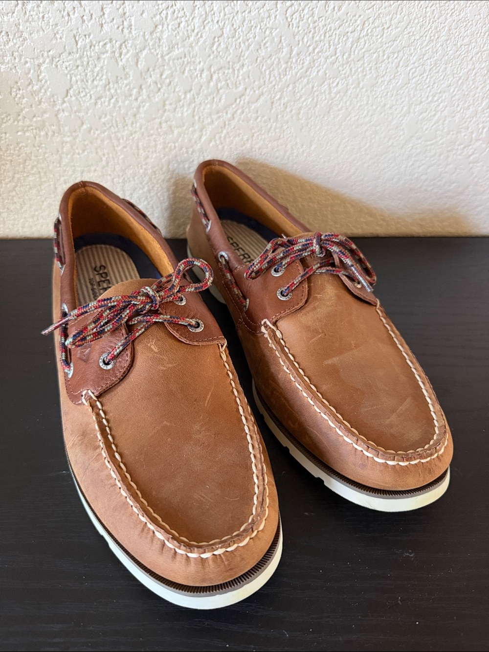 Sperry Brown Tan Leeward Boat Shoes - Picture 3 of 11